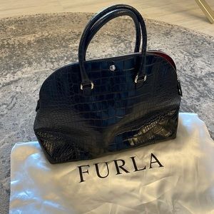 Furla genuine leather handbag